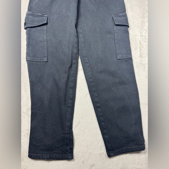 Aritzia Wilfred Free Modern High Rise Cargo Button Fly Black Pants Size 2 - Picture 5 of 16